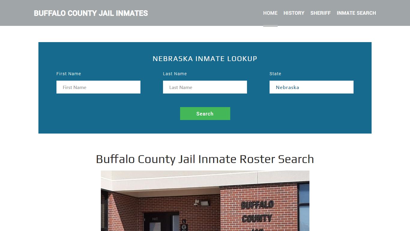 Buffalo County Jail Inmate Roster Lookup, Kearney, NE